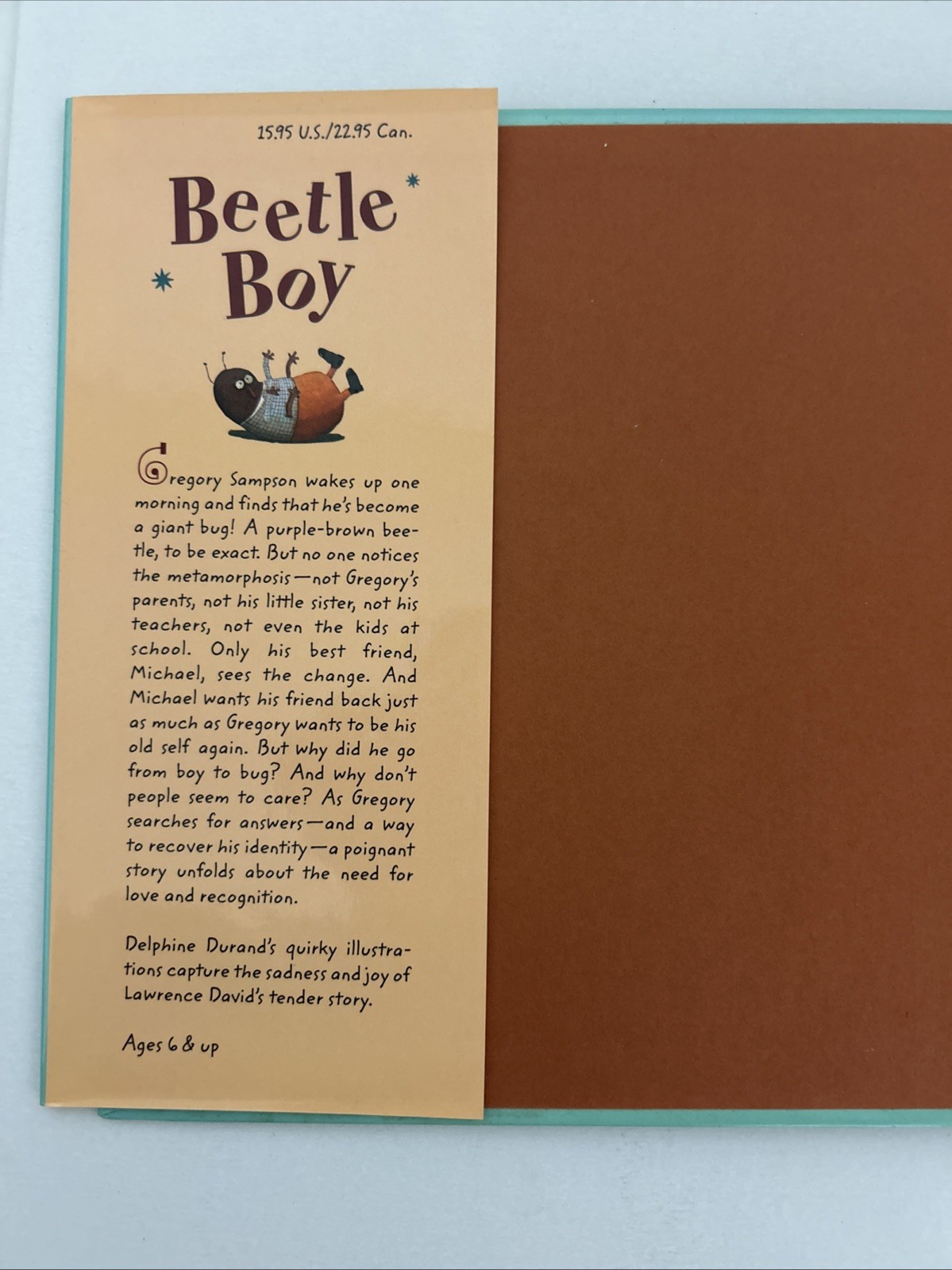 Beetle Boy by Lawrence David [HC/DJ] First Edition First Press – New