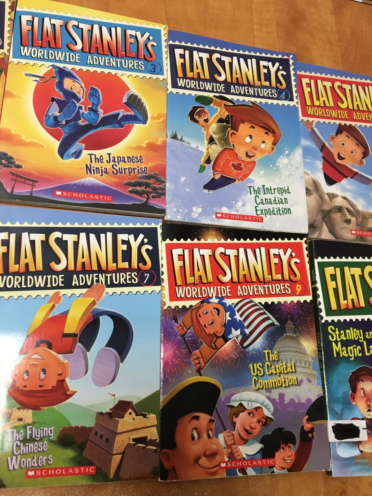 FLAT STANLEY Books by Jeff Brown Paperback Scholastic Lot Of 10