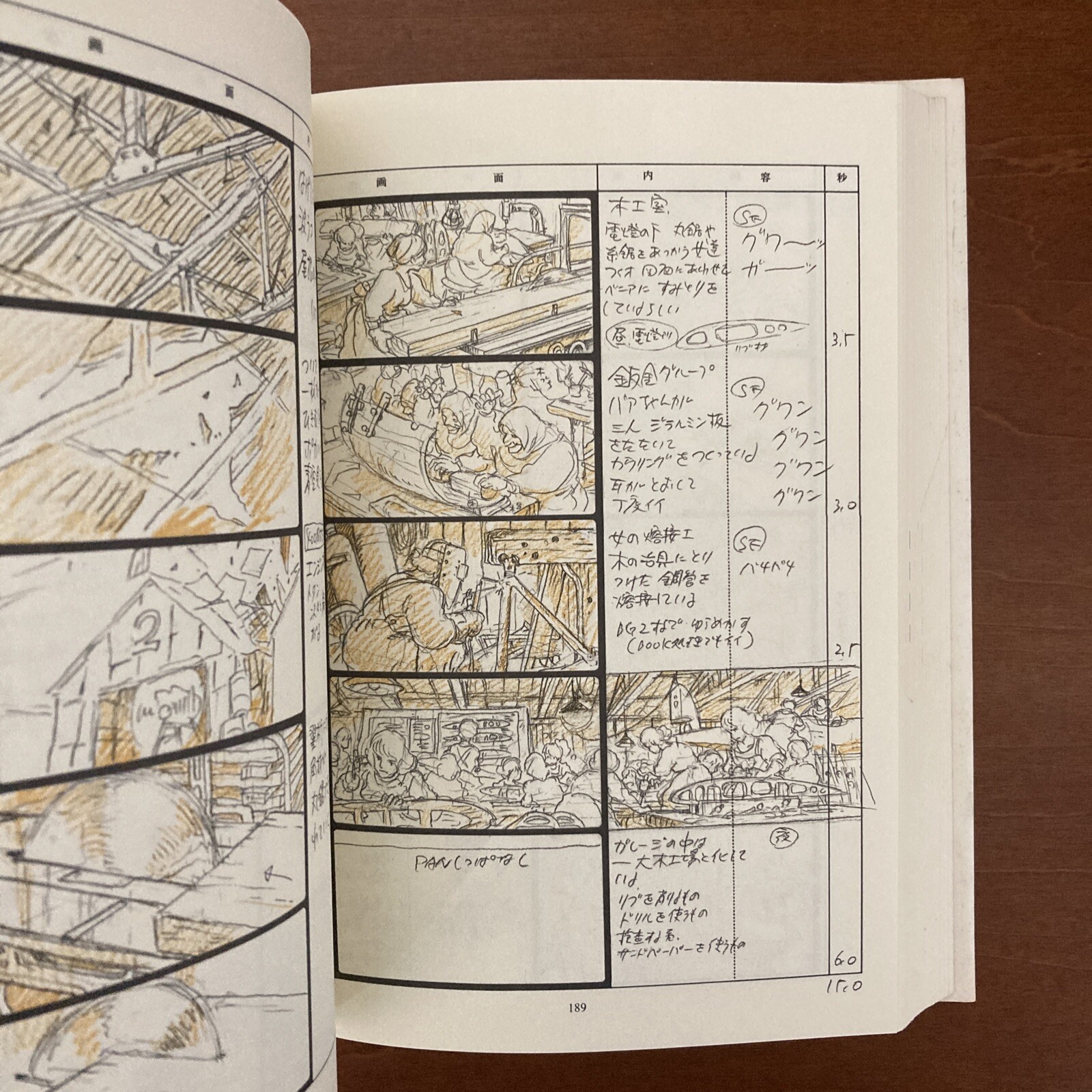 Porco Rosso Studio Ghibli Storyboard Collection 7 Hayao Miyazaki Art Book
