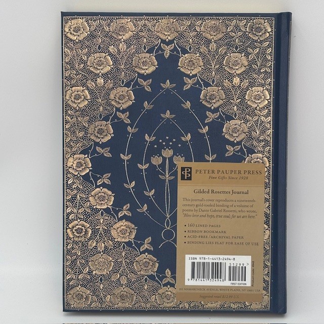 Gilded Rosettes Journal, Hardcover by Peter Pauper Press, Inc. (COR), New