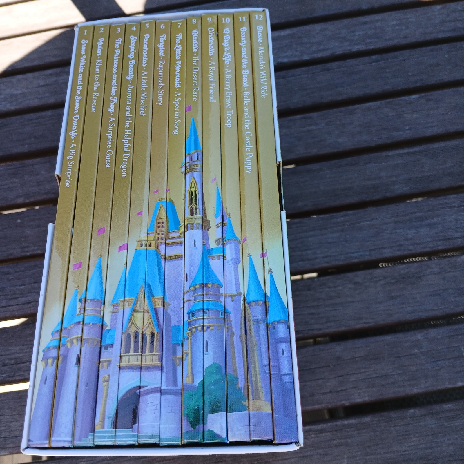 Disney Princess 5 Minute Stories Hardcover Box Set 12 Books 2018 Rapunzel Belle