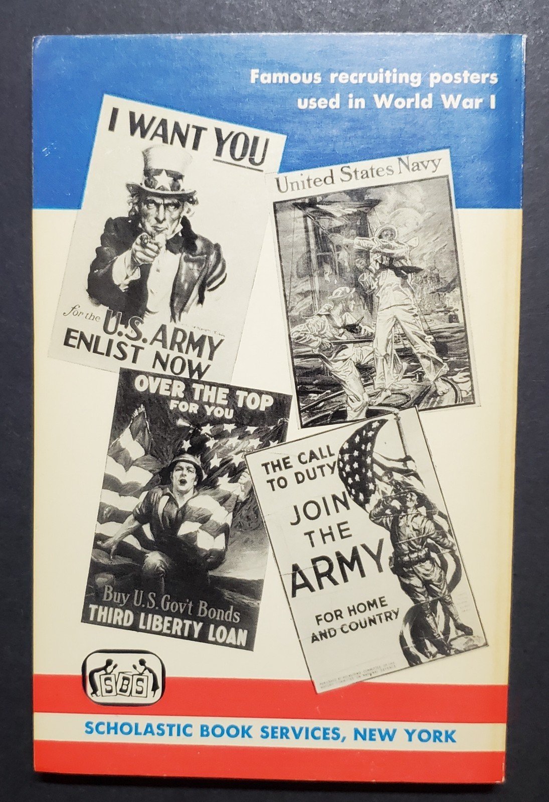 Vintage WW1 Scholastic 1st Print PB–The United States in WW1 by Don Lawson-1964