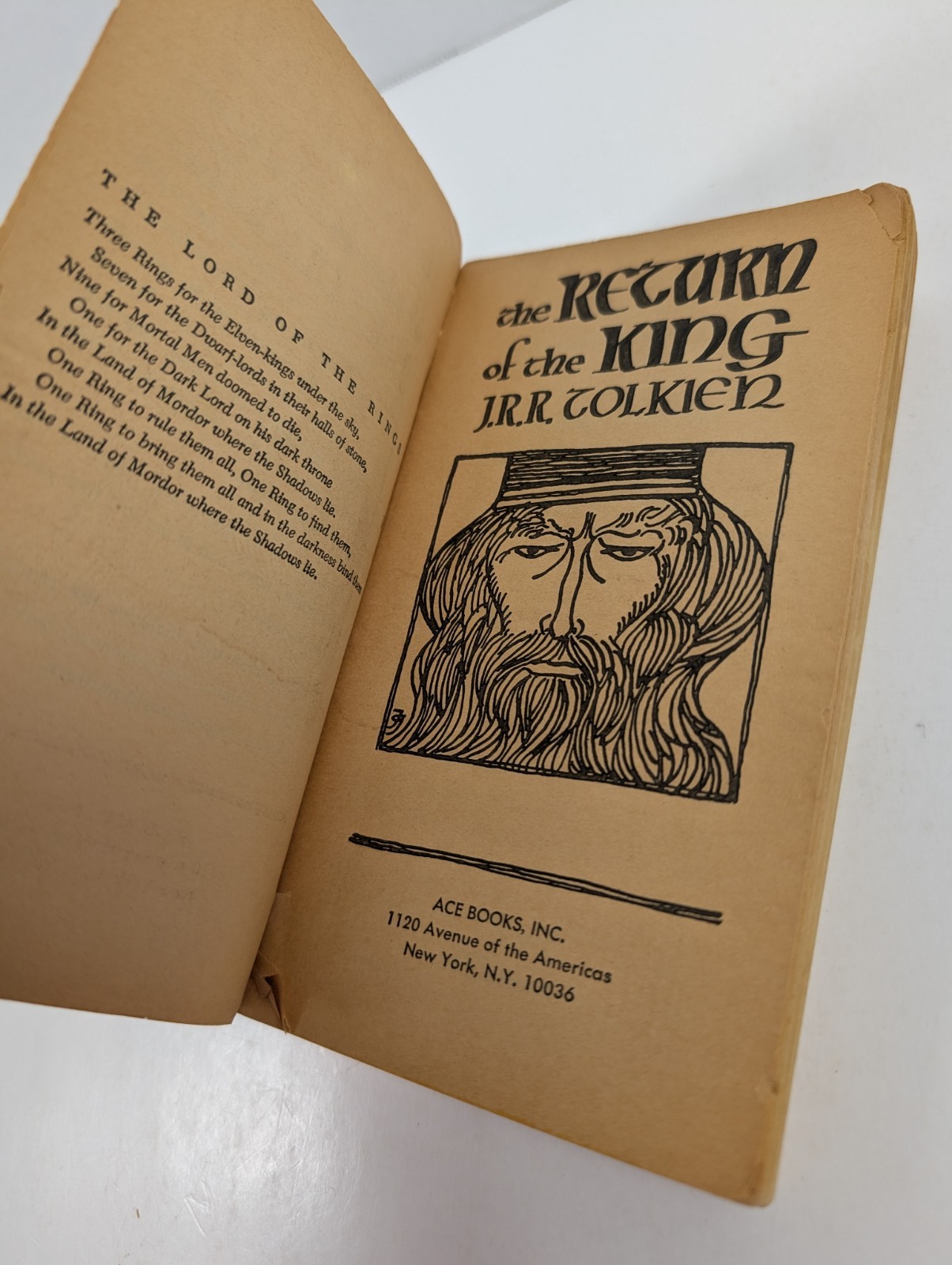 The Lord of the Rings Unauthorized Ace Books Paperback Editions Trilogy