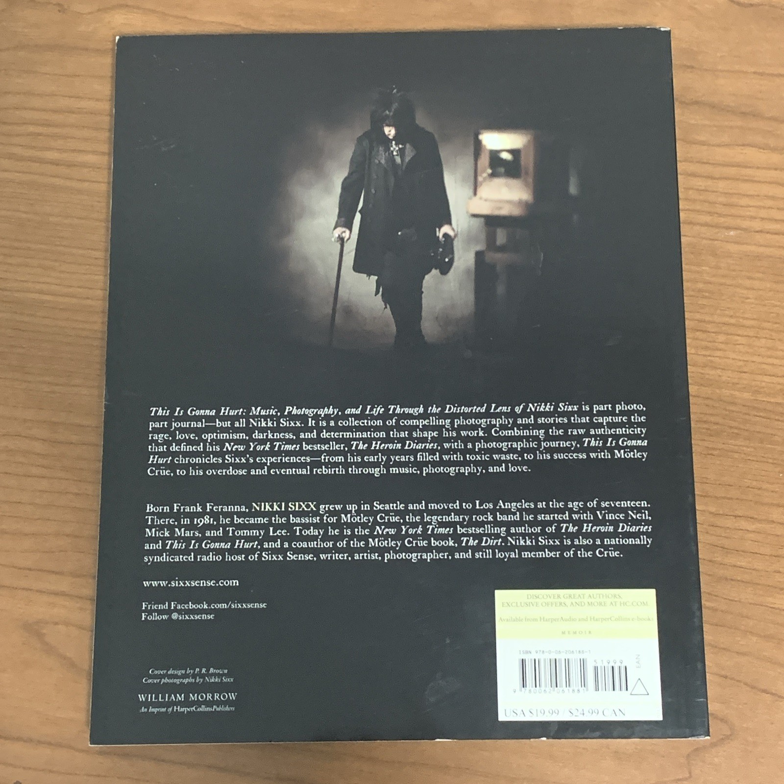This Is Gonna Hurt: Music, Photography, And Life By Nikki Sixx Paperback Book