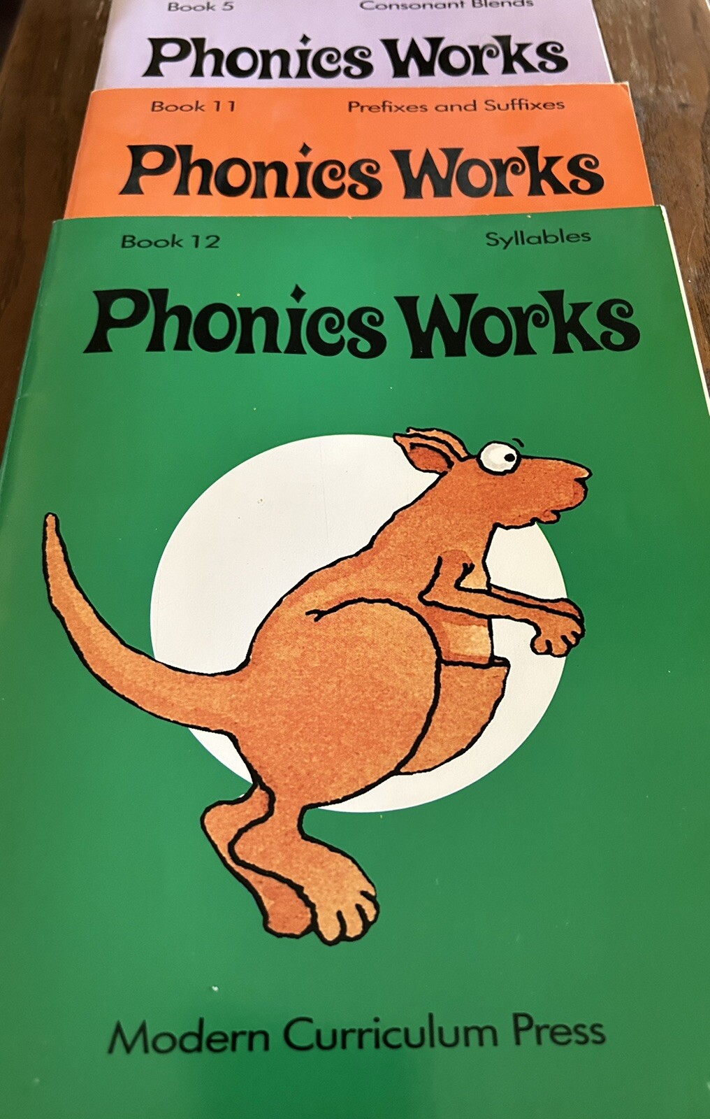 Modern Curriculum Press Phonics Works Books 5+11+12 Prefixes Syllables Blends