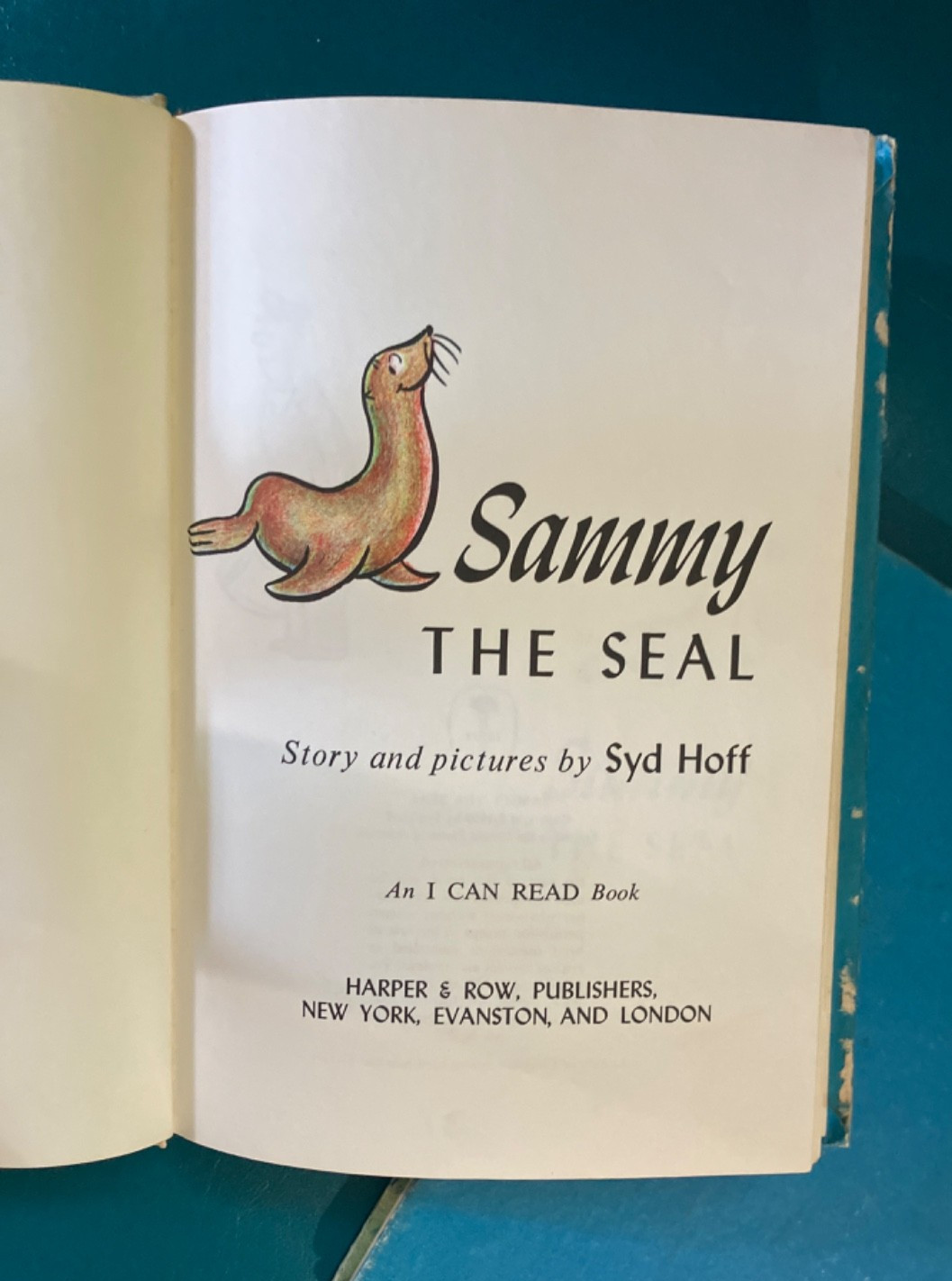 Syd Hoff Book Lot (“Danny The Dinosaur” & “Sammy The Seal”) 1958 & 1959 HC