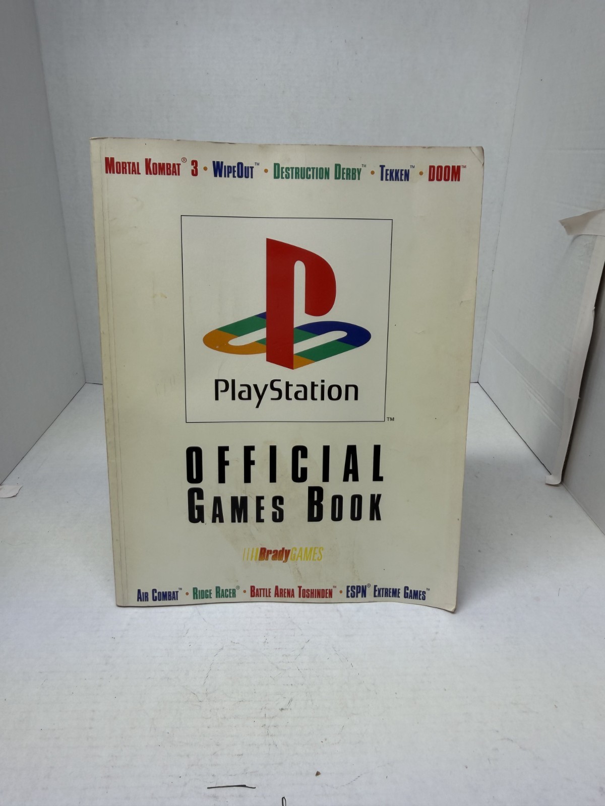 Sony PlayStation Official Games Book 1995 Brady Games Strategy Player’s Guide GC