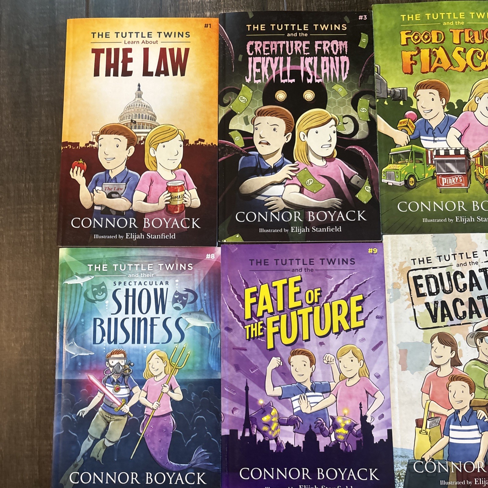 Series Set THE TUTTLE TWINS 12 Connor Boyack Books