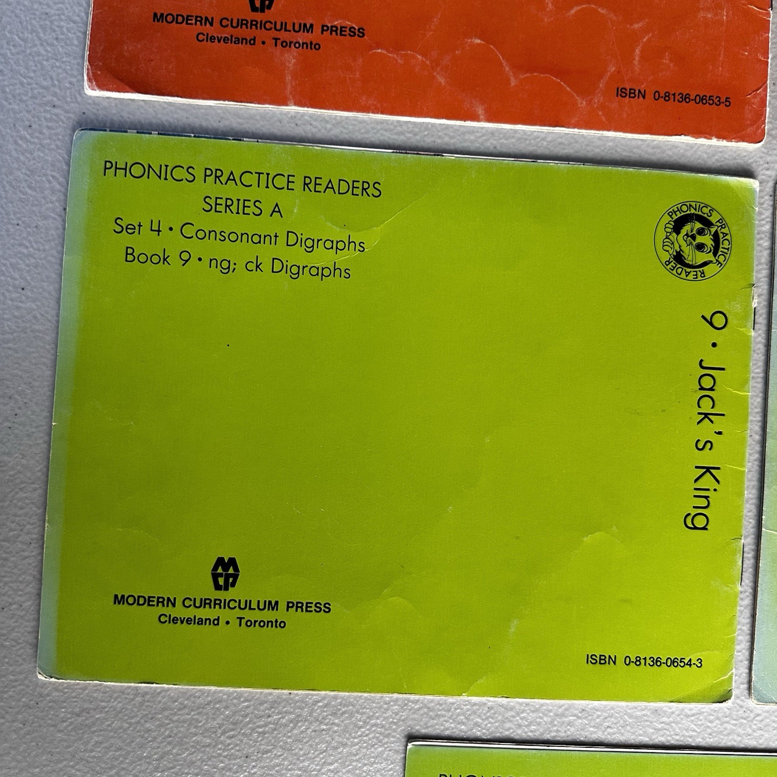Modern Curriculum Press Phonics Practice Readers Consonant Digraphs LOT 5 Books