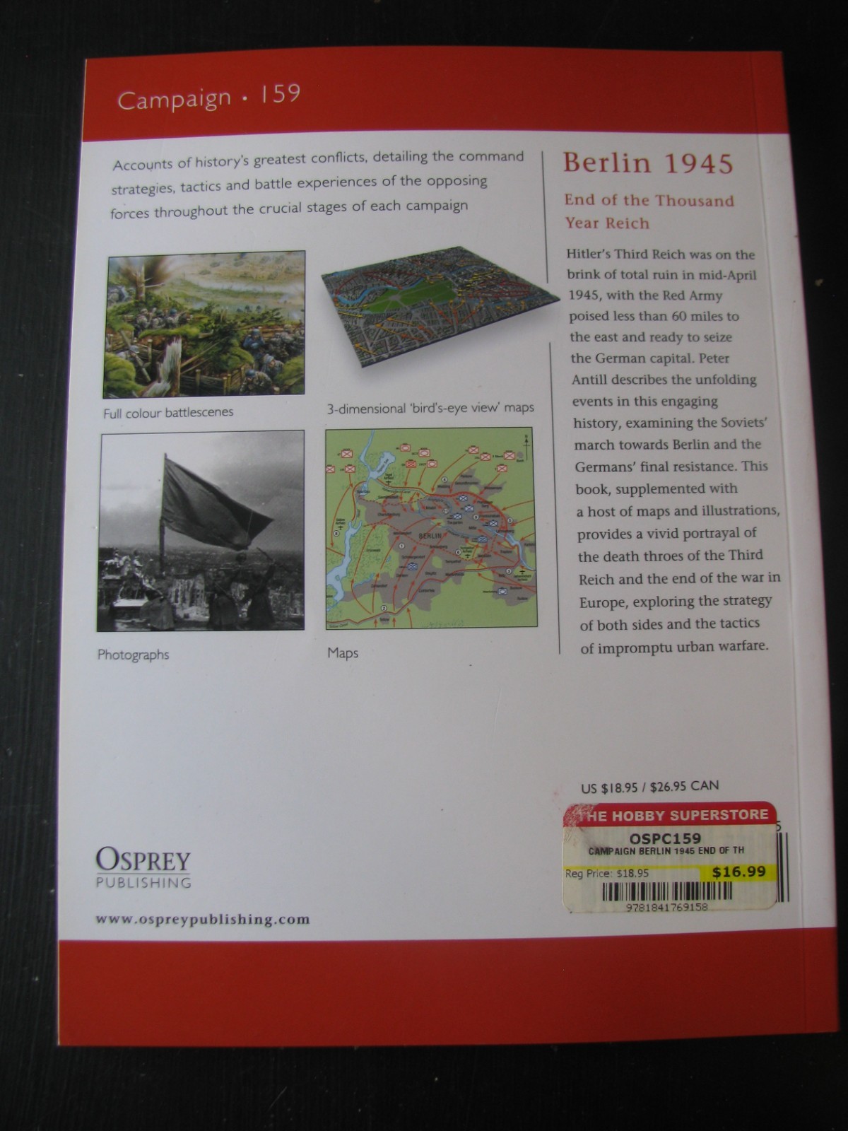 OSPREY CAMPAIGN #159 BERLIN VG/NN