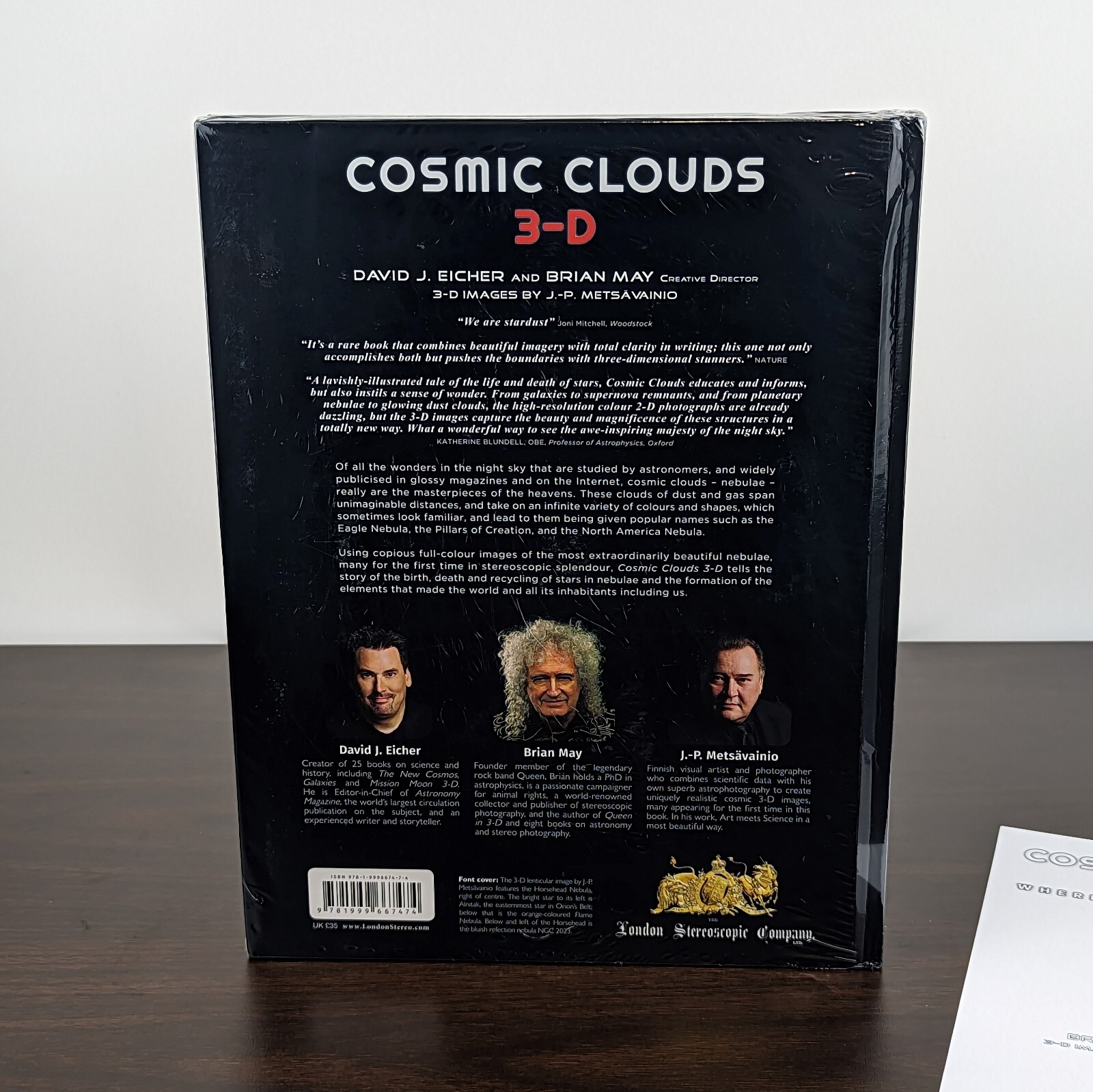COSMIC CLOUDS 3-D Where Stars Are Born with SIGNED Bookplate by Brian May