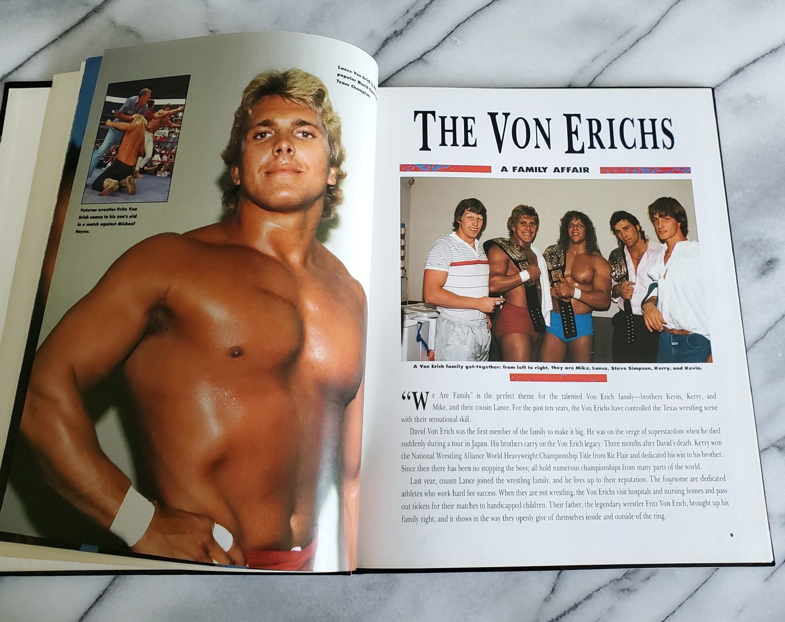 WRESTLING : THE GREATEST STARS 1987 HC Book Hulk Hogan Dusty Rhodes Rick Flair