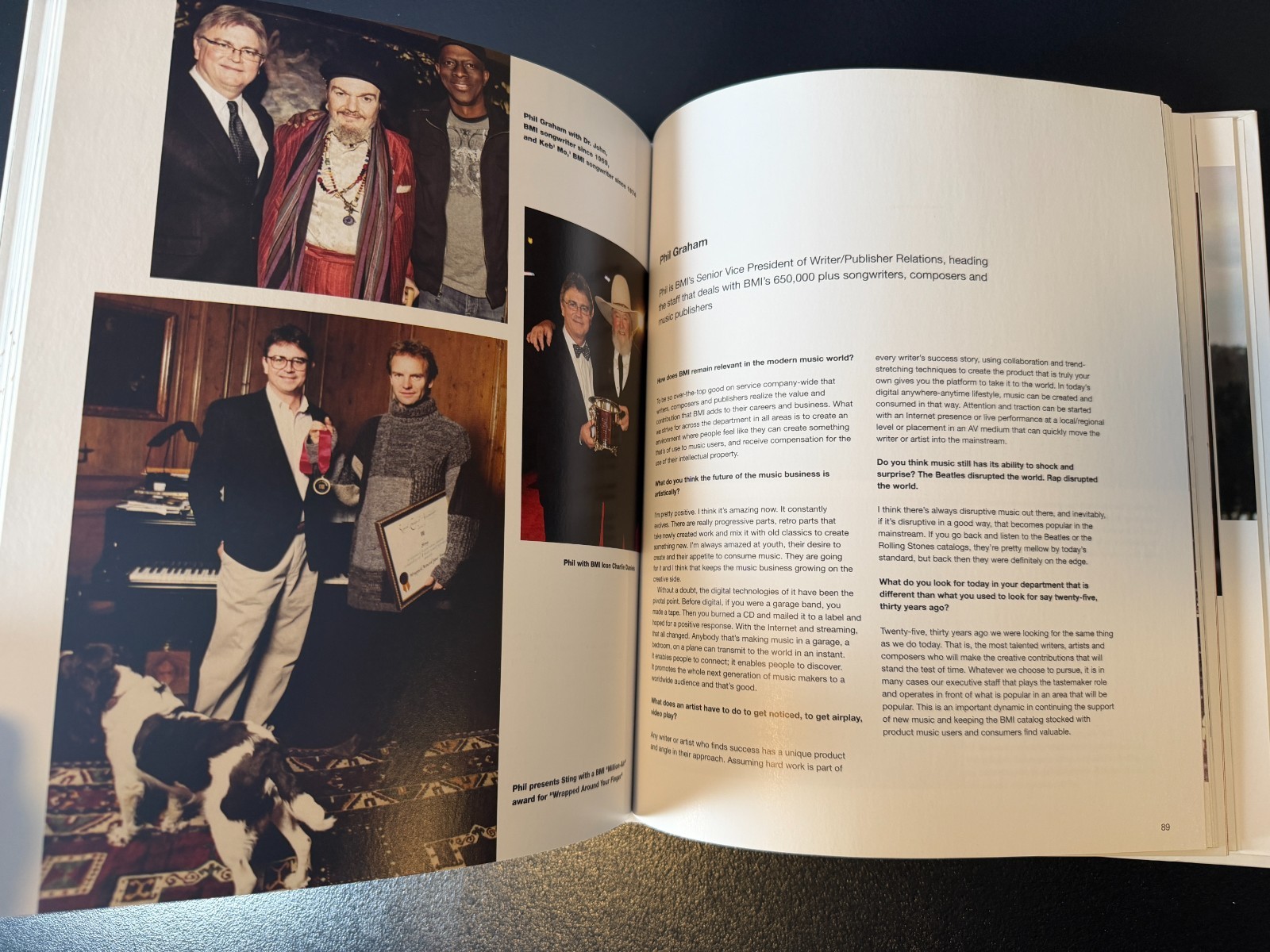 BMI 75 Years Of American Music – Hardcover Book – Published 2014 – 164 Pages