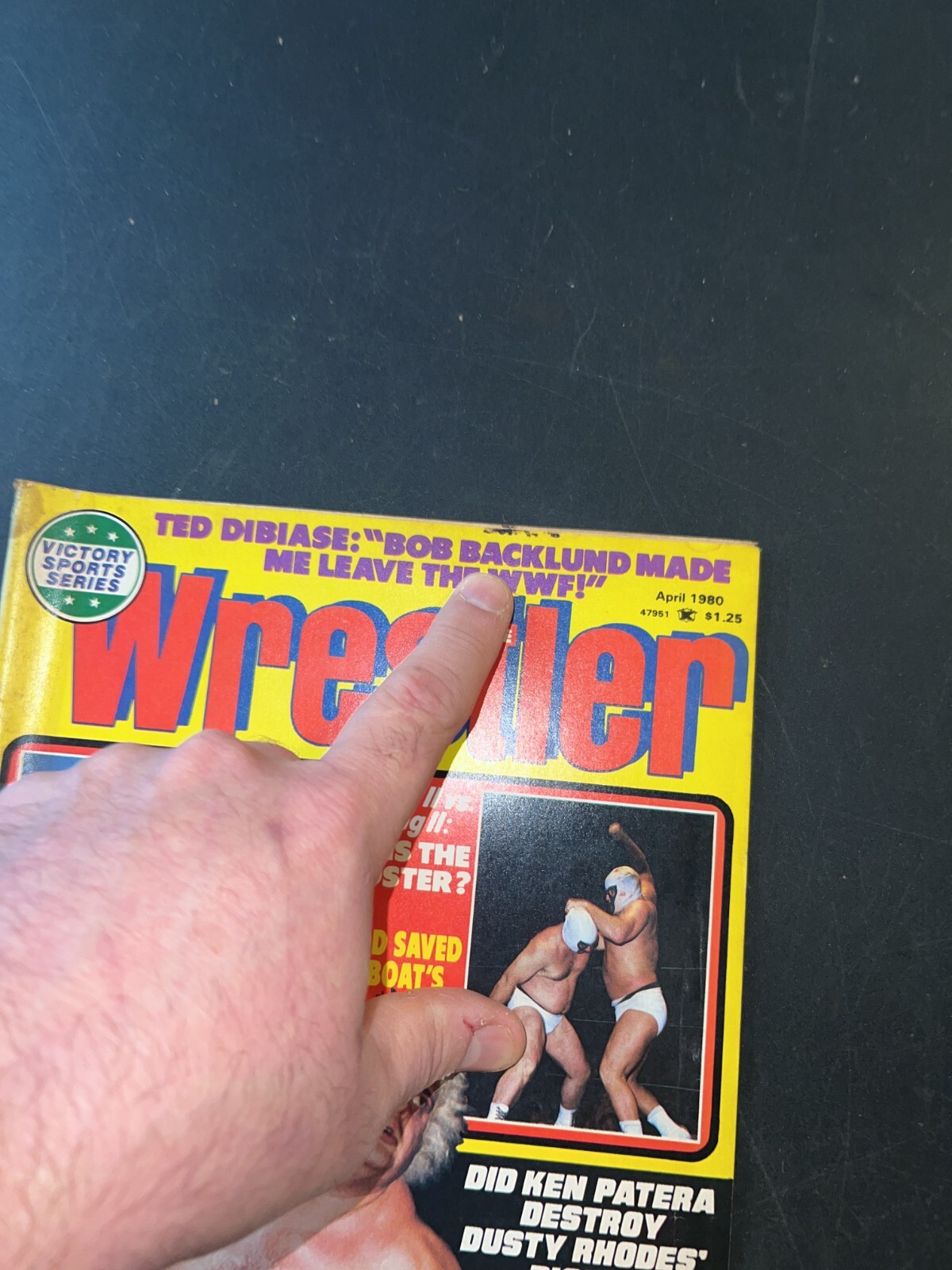 The Wrestler Magazine April 1980 Dusty Rhodes Cover AWA WWF NWA Mid South