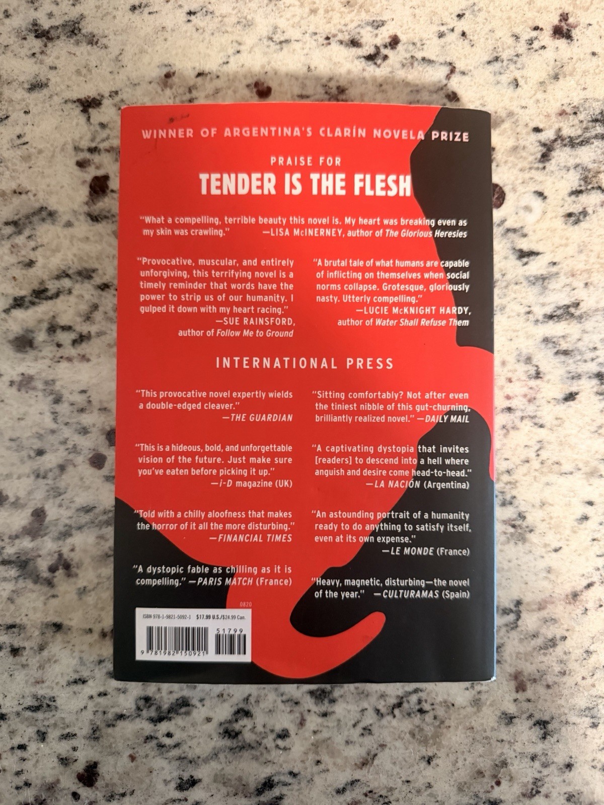 Tender Is the Flesh by Agustina Bazterrica Paperback English Int’l Press