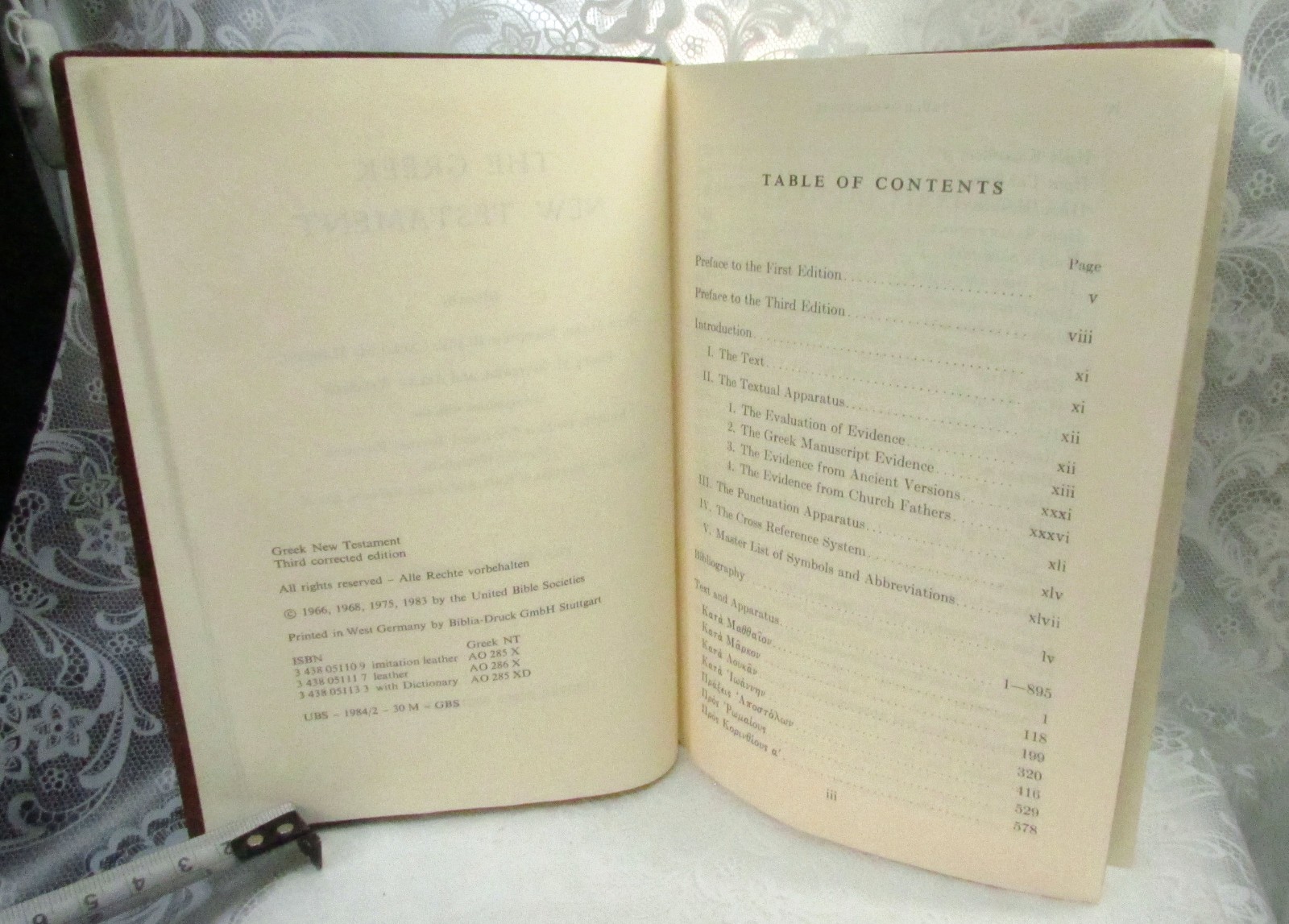 THE GREEK NEW TESTAMENT DICTIONARY 3rd Edition United Bible Societies ©1983