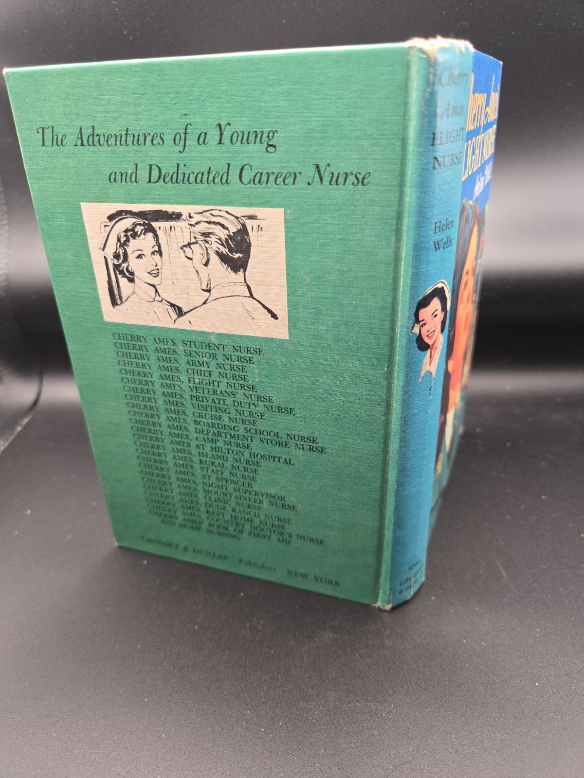 Cherry Ames Flight Nurse by Helen Wells 1945 Hardcover Grosset & Dunlap