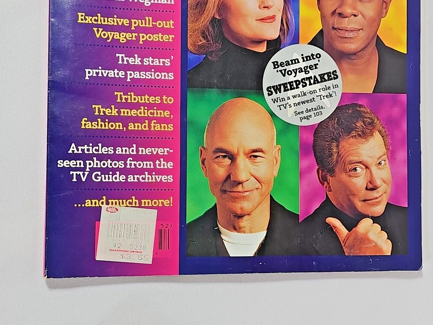 Star Trek Collector’s Edition TV Guide Magazine – Spring 1995 with attc Poster