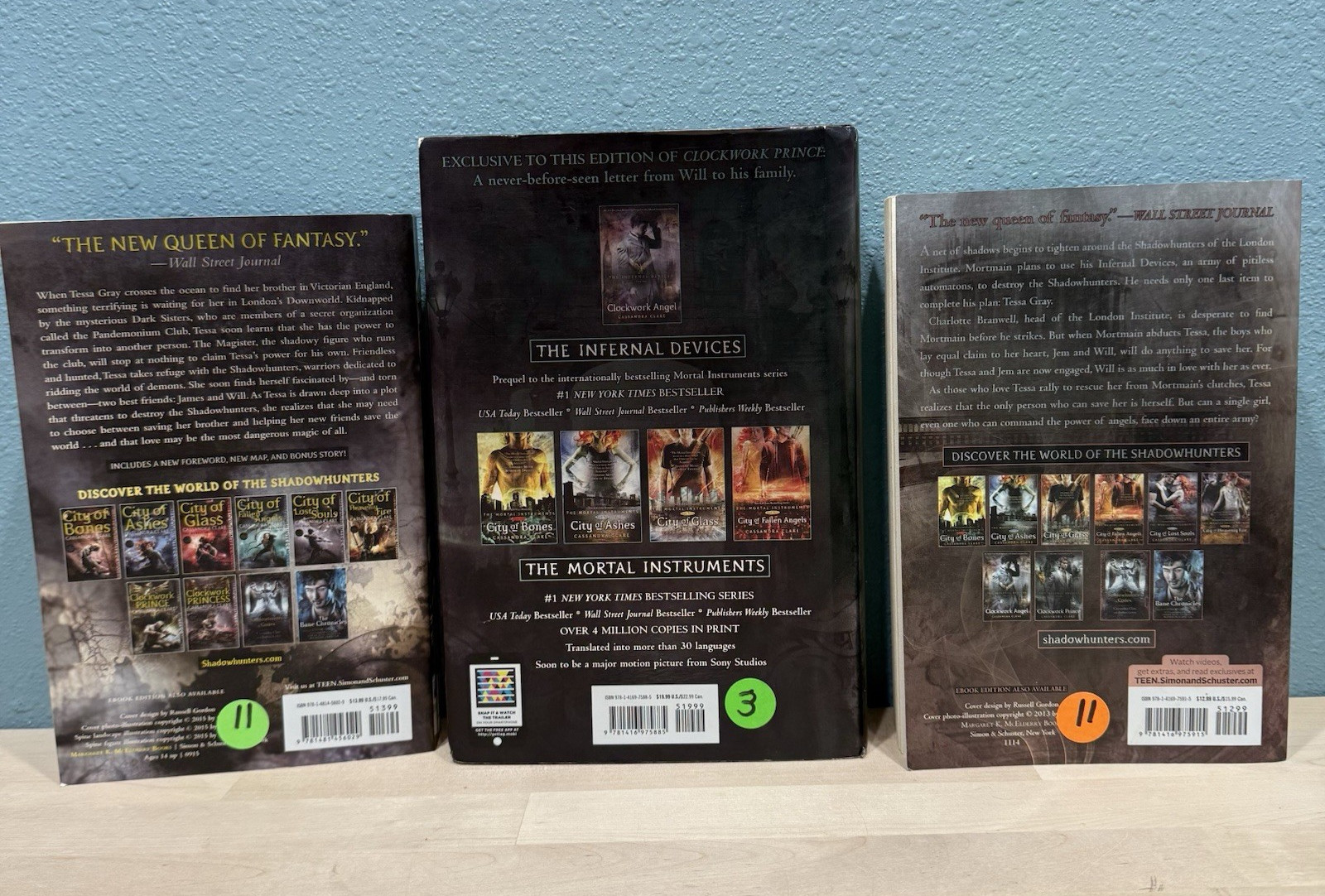 Cassandra Clare The Infernal Devices Complete Series Books 1-3 HC & PB Set of 3