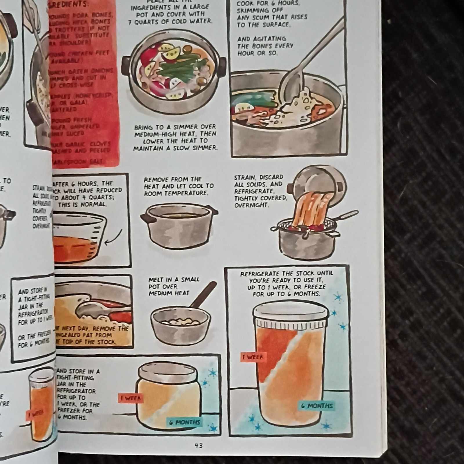 Ten Speed Press Let’s Make Ramen! Illustrated Comic Book Ramen Cookbook