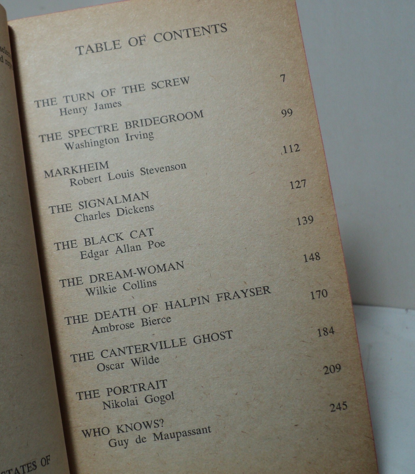 Treasury of Great Ghost Stories edited by Ira Peck – Popular Library SP397 -1965