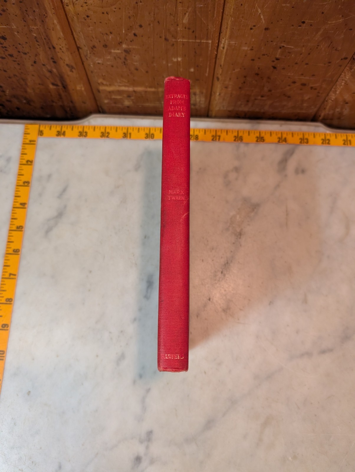 1904 Mark Twain Extracts From Adam’s Diary Vintage Hardcover Book