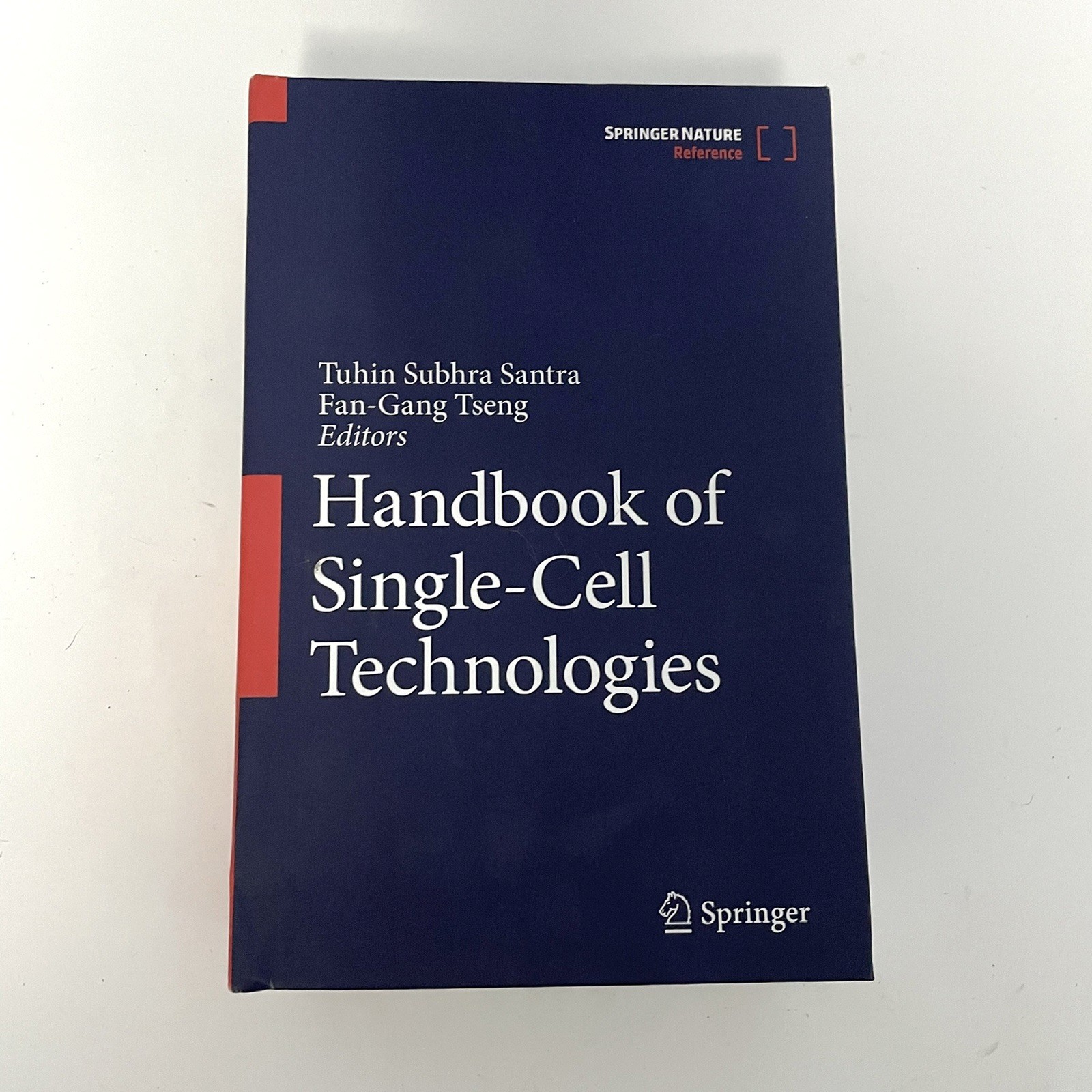 Handbook Of Single-Cell Technologies Springer Santra & Tseng Hardcover Book