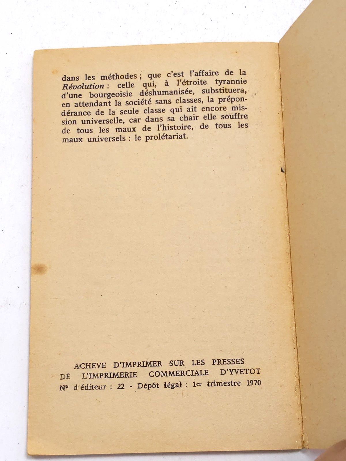 Aimé Césaire – Discours Sur Le Colonialisme 1970 Présence Africaine 5th Edition