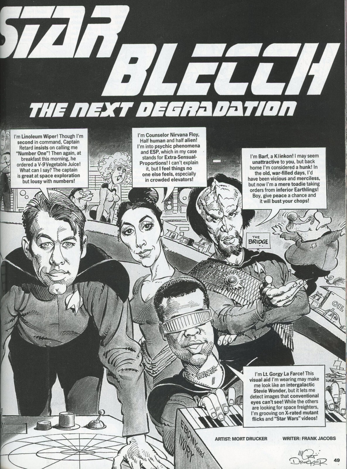 MAD Magazine – Sci-Fi and Fantasy Spoofs featuring Star Wars