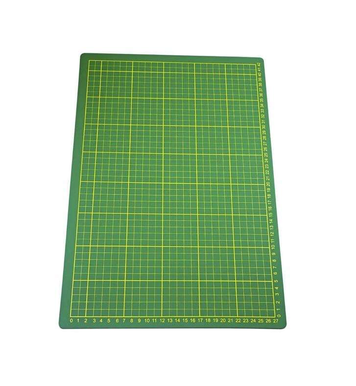 18″ x 12″ x 3mm double sided self-healing green cutting mat