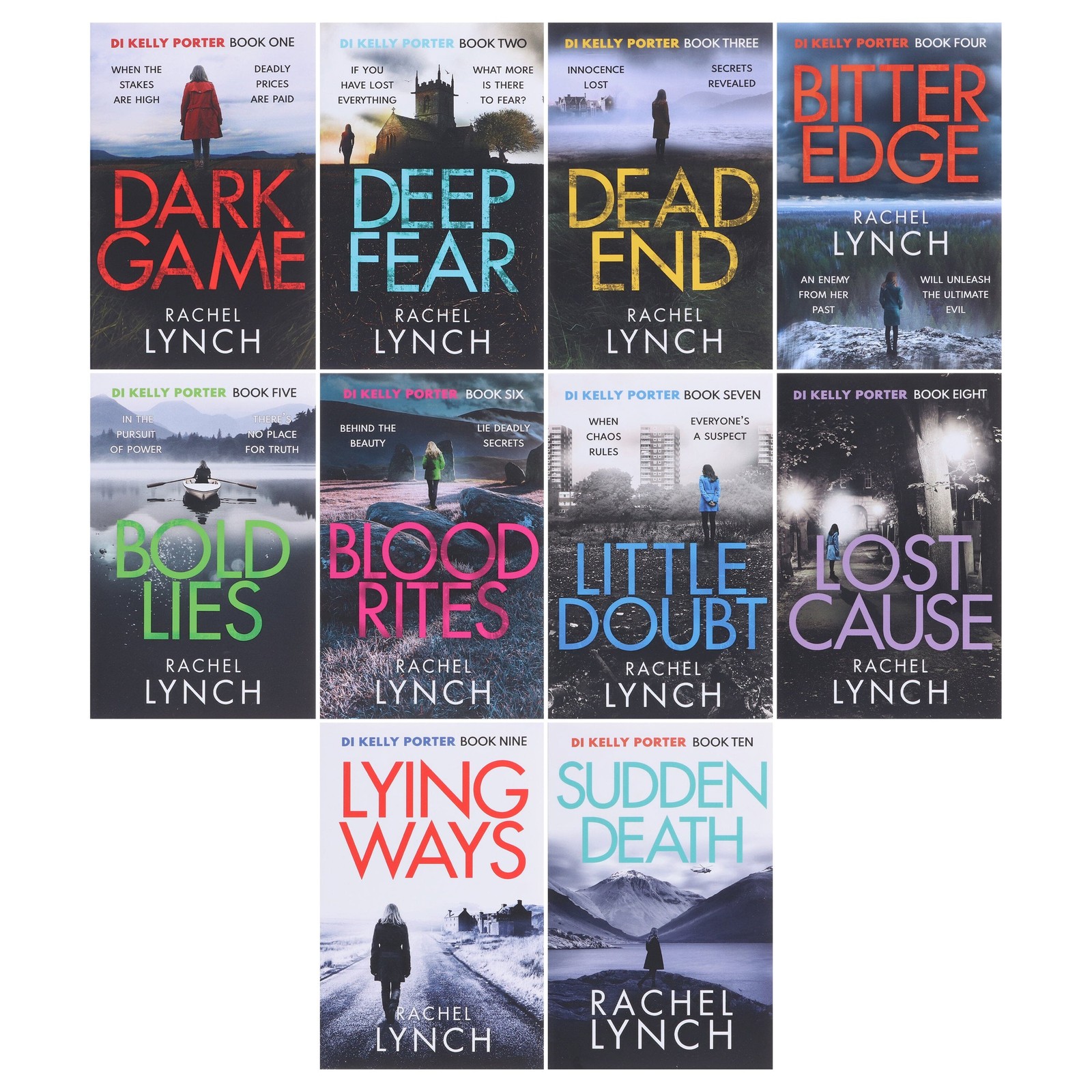 Detective Kelly Porter Series 10 Books Collection Set – Fiction – Paperback