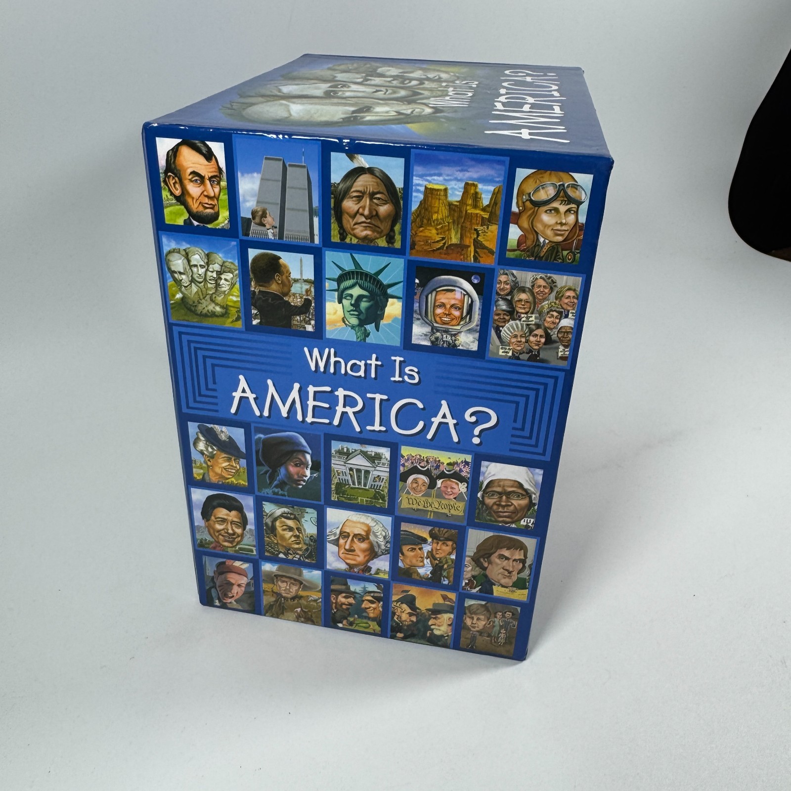 25 PB What Is America Biographies BOX SET Who Was History w/ Sleeve