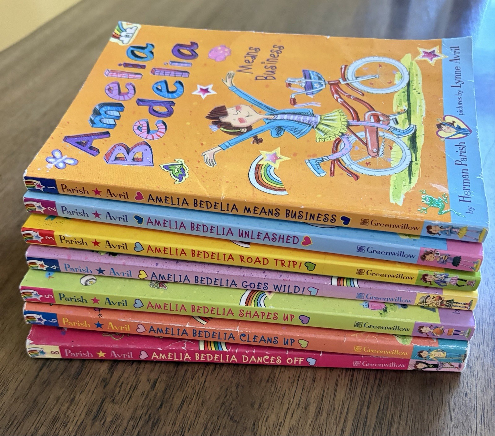 Amelia Bedelia 7 Paperback books by Herman Parish Illustrated