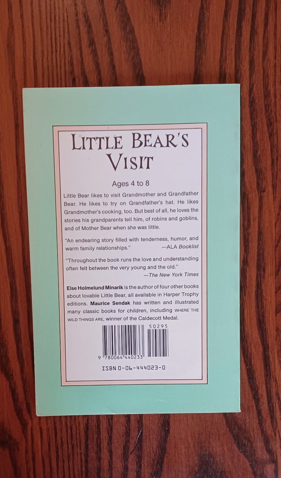 Lot Of Two “Little Bear” Books Else Holmelund Minarik Maurice Sendak Children’s