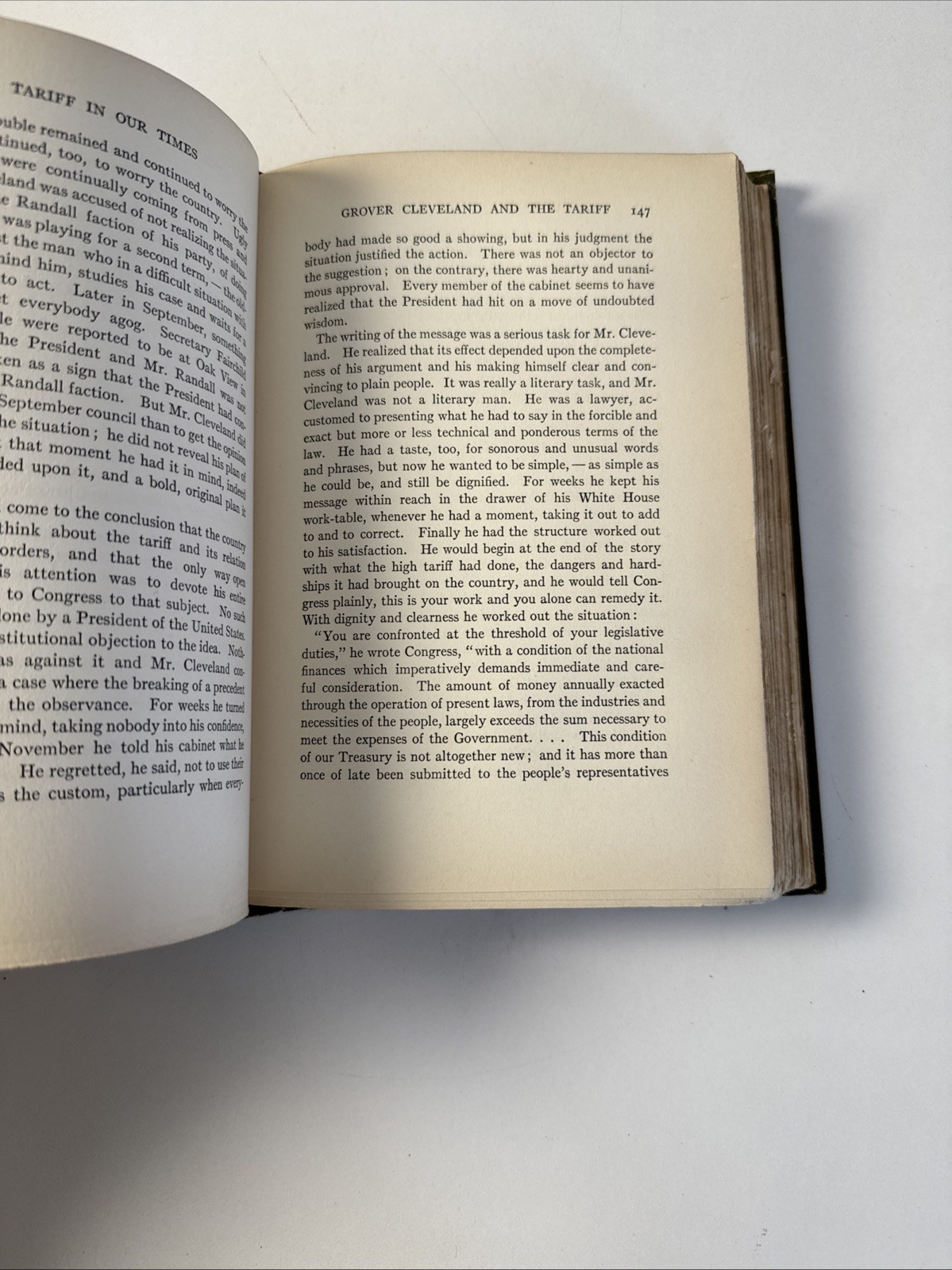 The Tariff in Our Times Tarbell, Ida M. – 1911 Vintage Economic, Trade Book