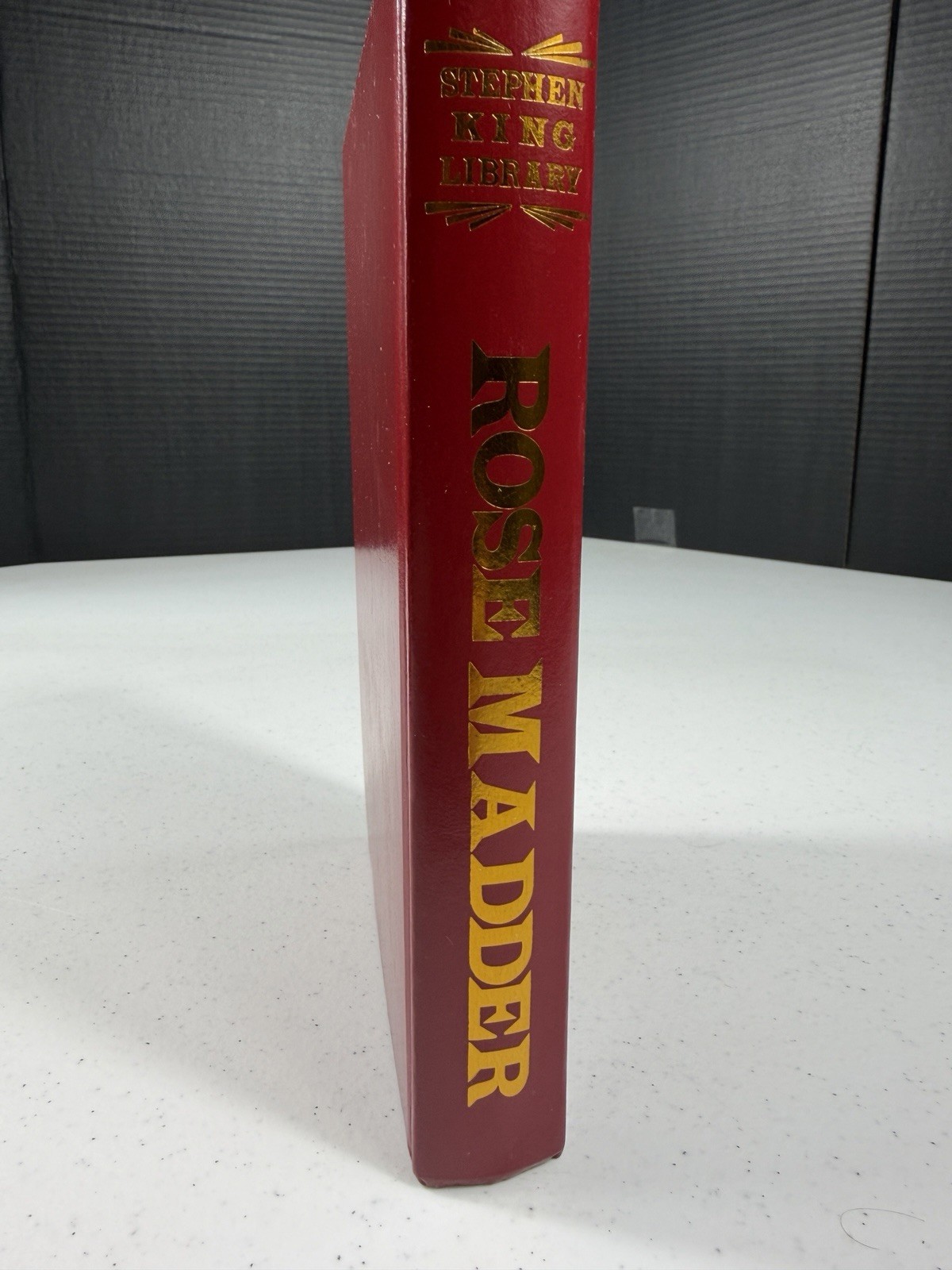 Stephen King Rose Madder Hardcover Stephen King Library Red Gold Gilt 1995