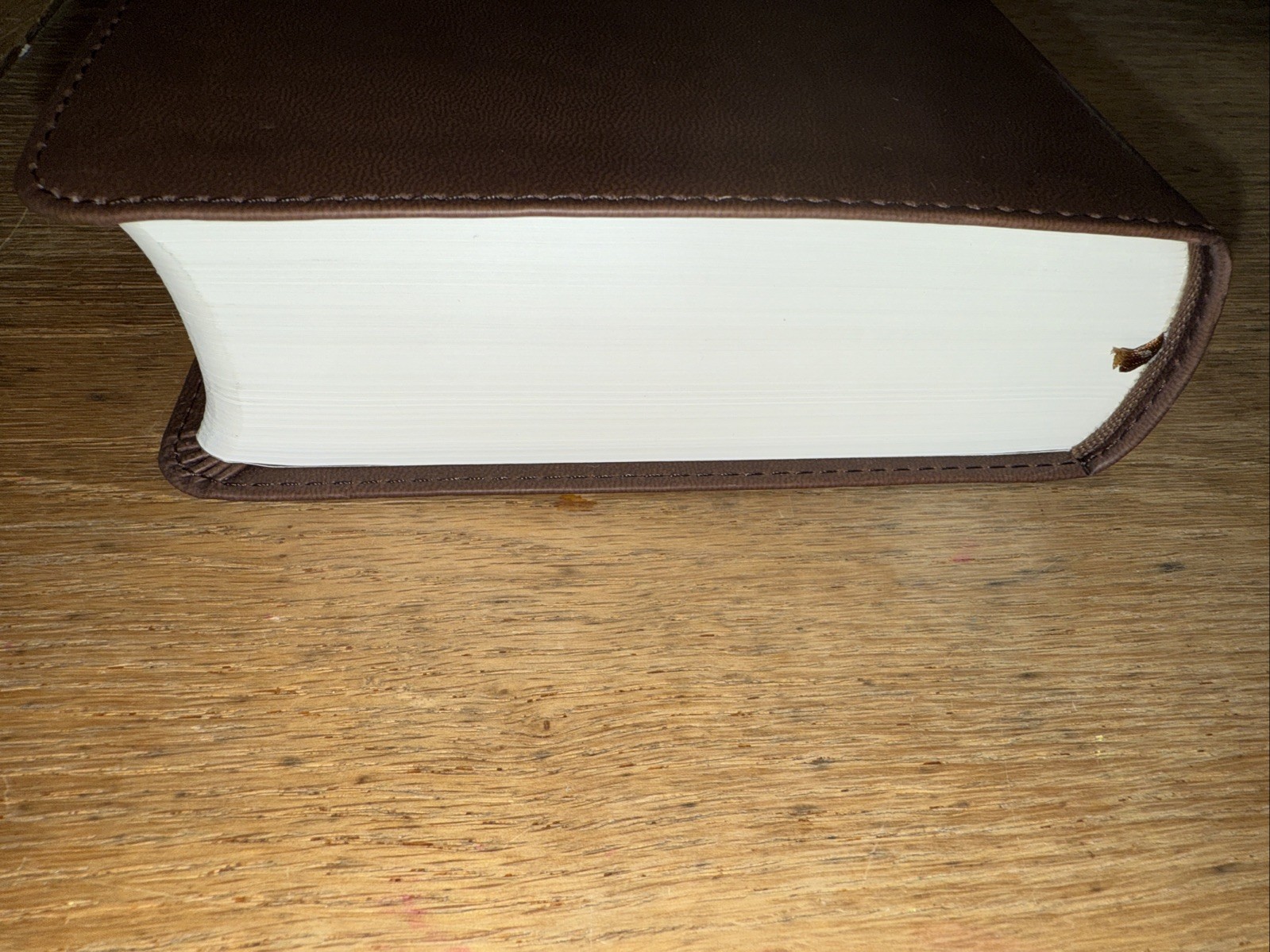 NIV Bible, Brown Duo-Tone Leather-Soft Cover, Zonderman – EXCELLENT