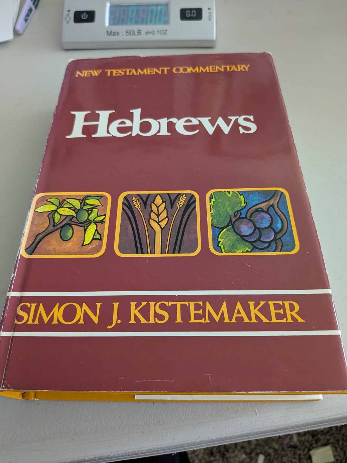 NT Commentary, Hebews~ Simon J. Kistemaker ~ 1984 Hardcover, DJ, Baker Books