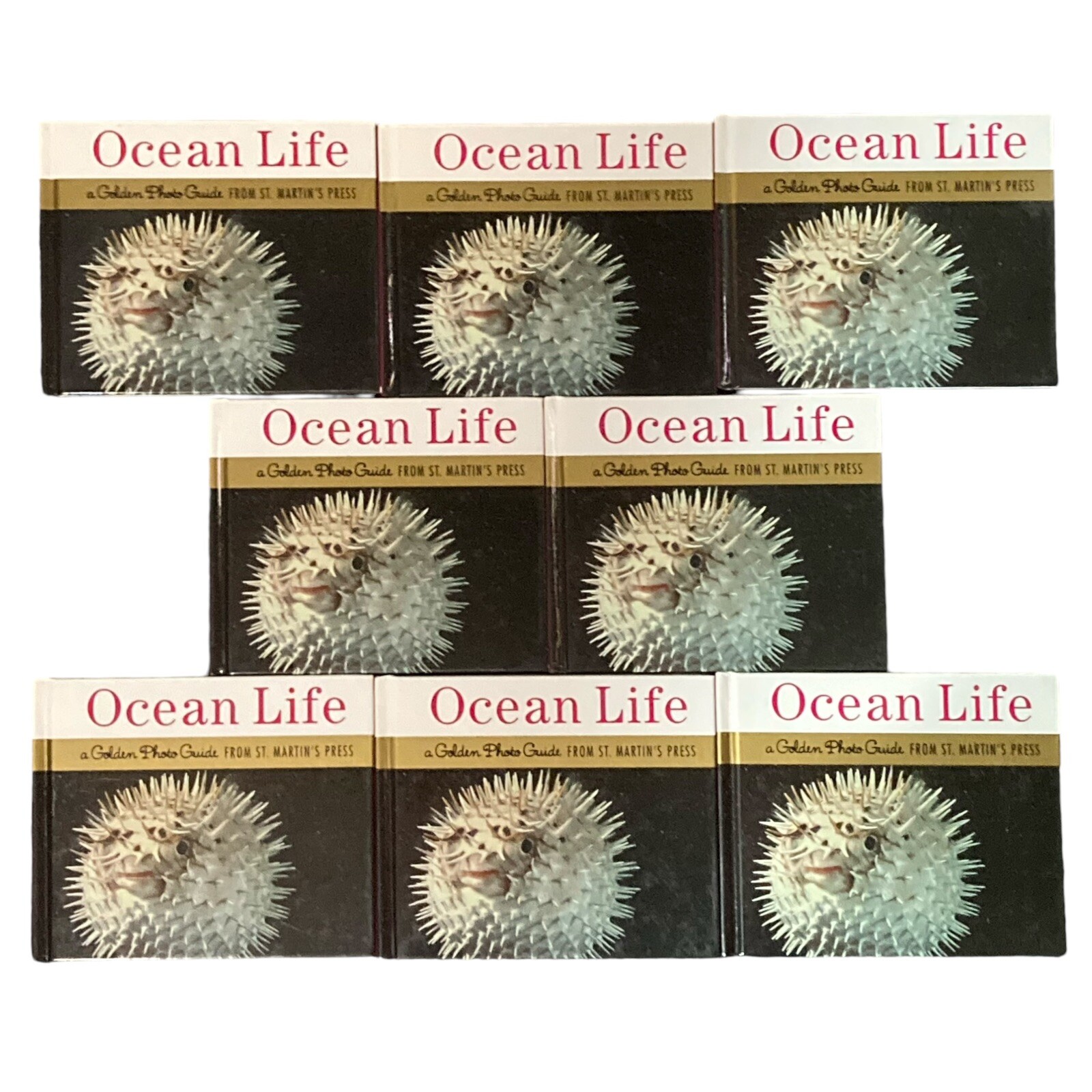 8 Golden Photo Guide Books Ocean Life, Hardcover 58 Pages 2001, 6.5″ x 5.5″