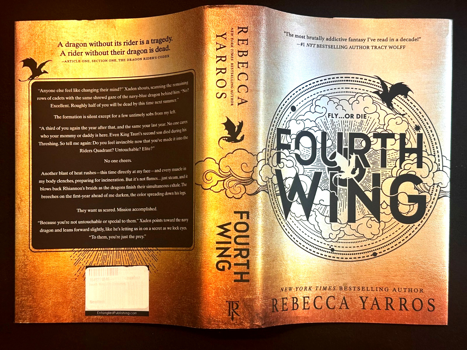 Fourth Wing Rebecca Yarros 2023 Hardcover First Edition