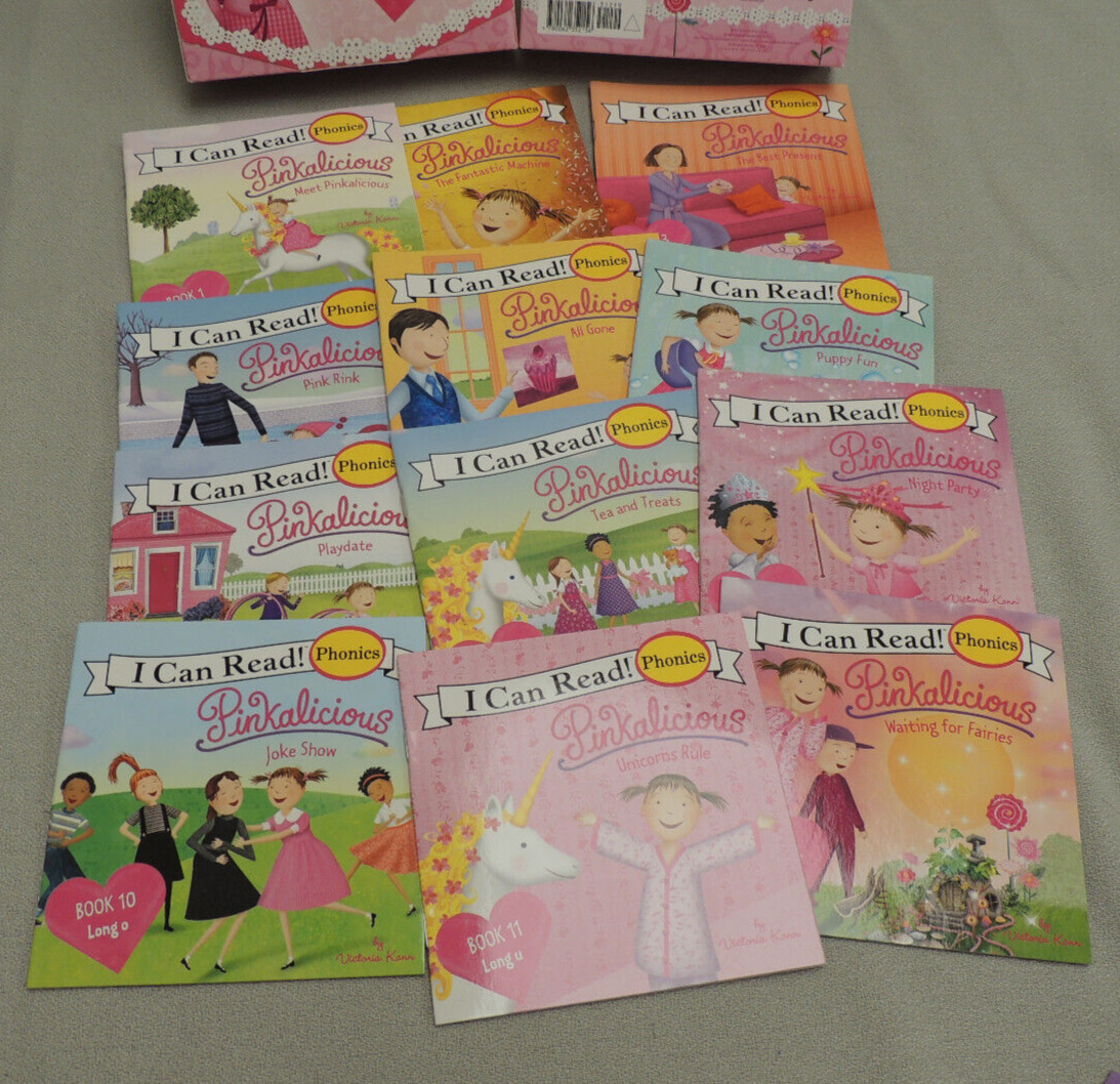 Pinkalicious Phonics Box Set (I Can Read Phonics) – 12 Paperbacks NEW BOX SET