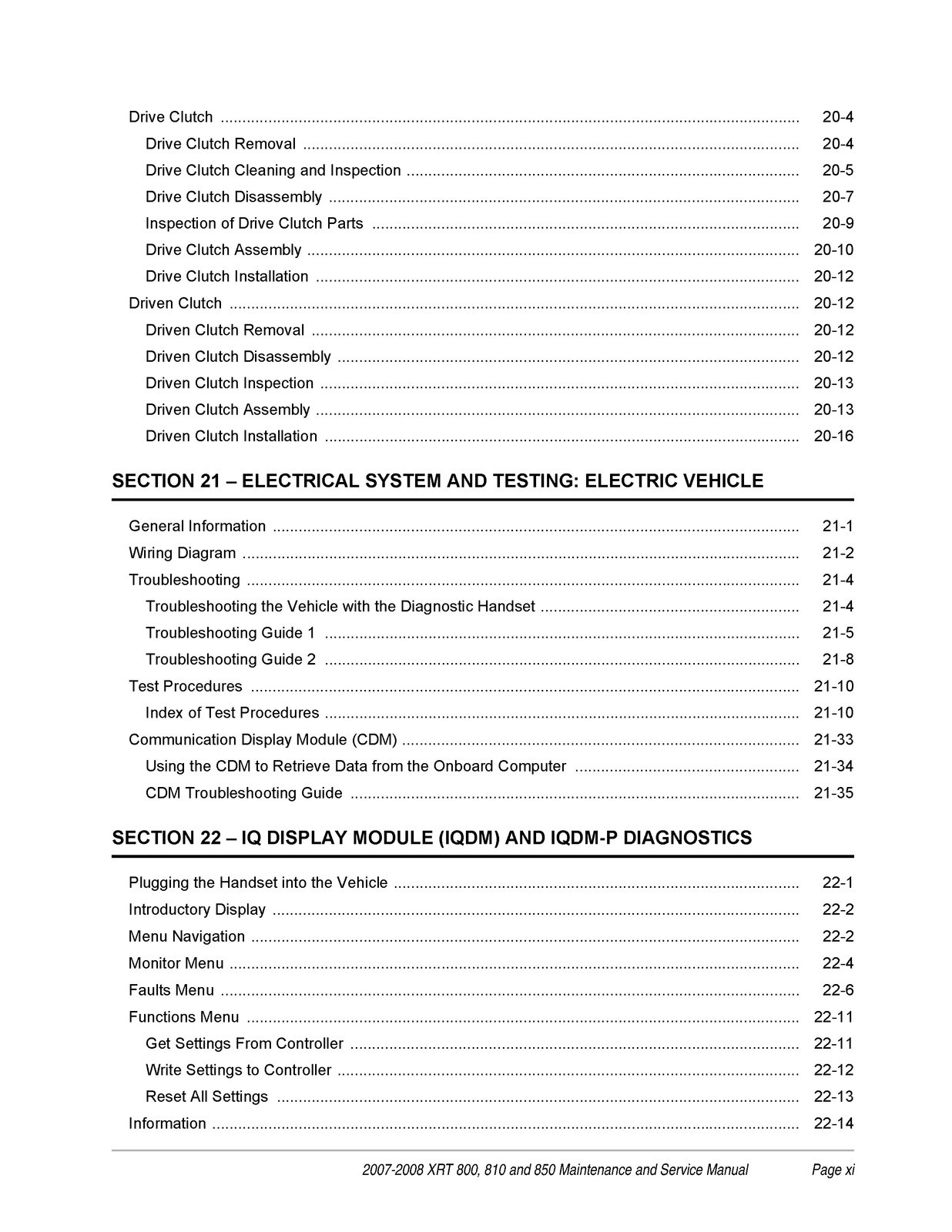 CLUB CAR XRT 800 810 850 Maintenance And Service Manual 2007-2008 – WIRE BINDER
