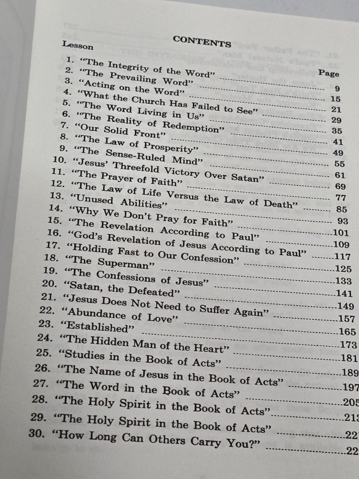 Advanced Bible Course Studies in the Deeper Life E.W. Kenyon Softcover Book 2004