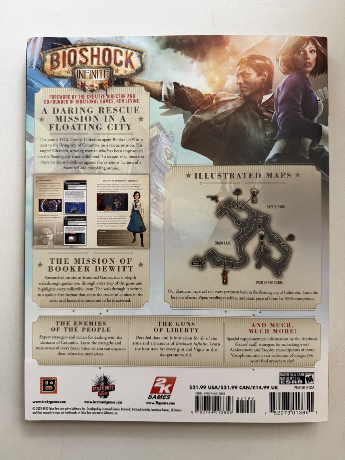 BioShock Infinite Signature Series Guide by Doug Walsh; BradyGames
