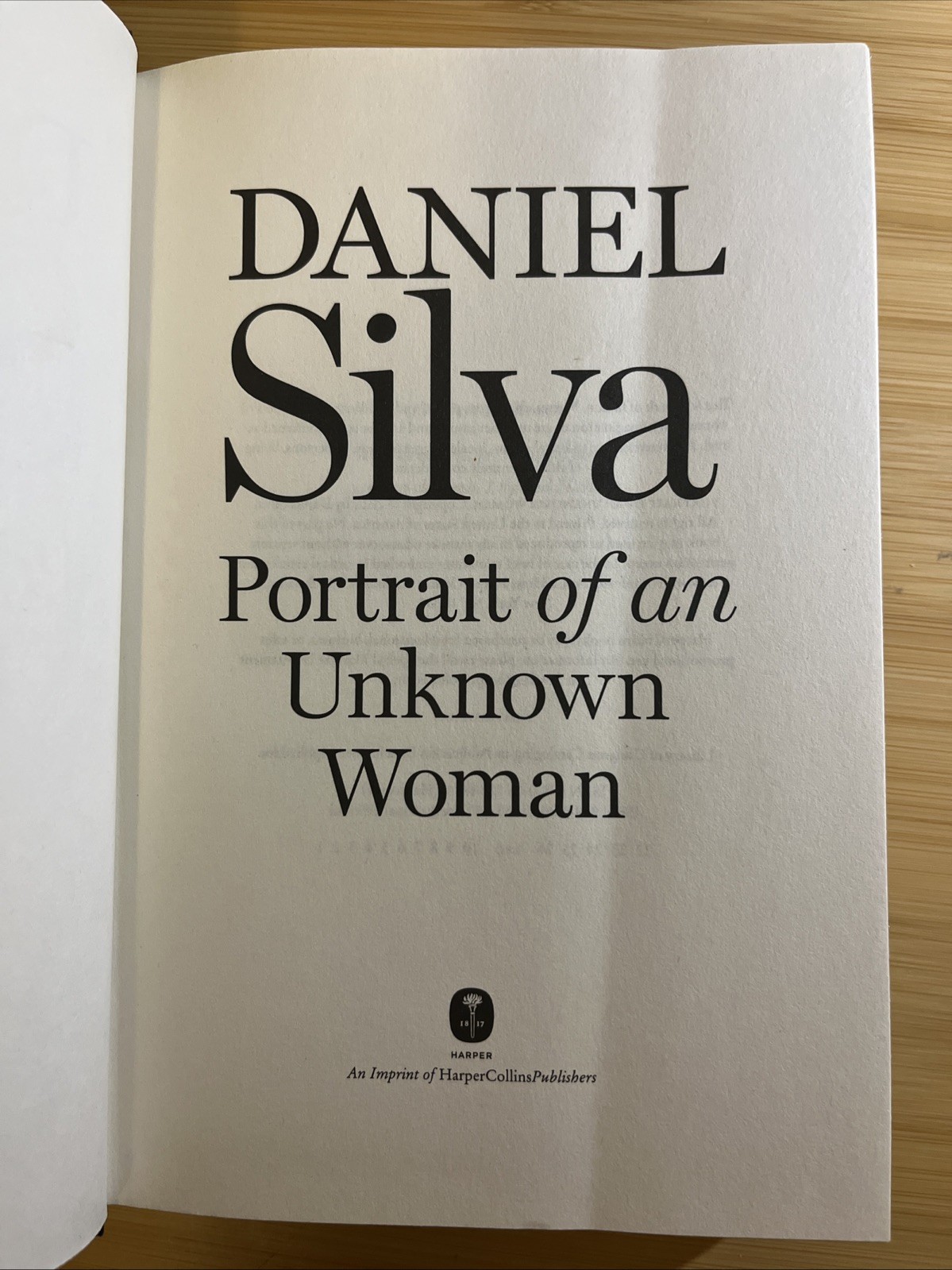 Portrait of an Unknown Woman by Daniel Silva (2022, Hardcover)