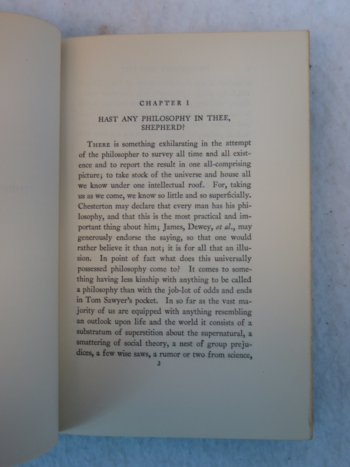 M.C. Otto THINGS AND IDEALS Henry Holt And Company New York, 1924