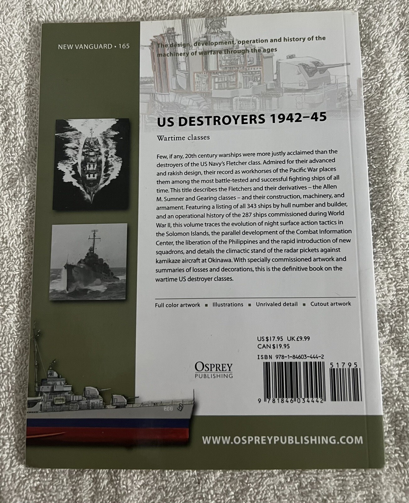 New Vanguard Ser.: US Destroyers 1942-45 : Wartime Classes by Dave McComb (2010,