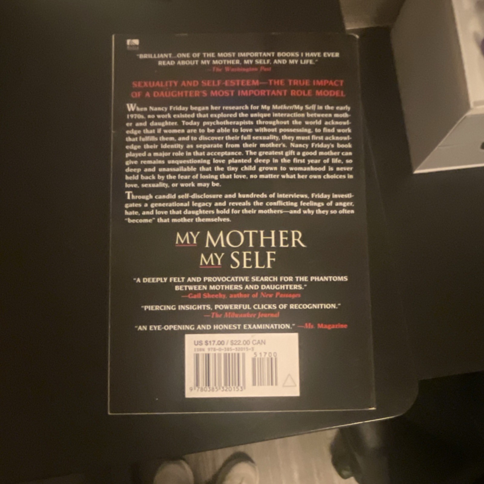My Mother/My Self by Nancy Friday (Paperback)