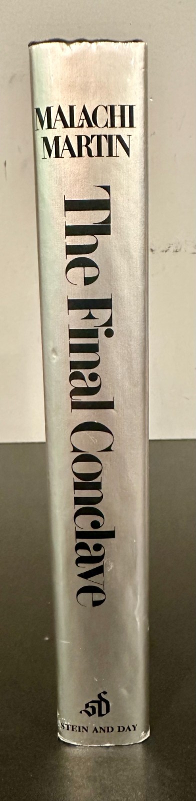 The Final Conclave by Malachi Martin (1978 First Edition Hardcover, Dust Jacket)