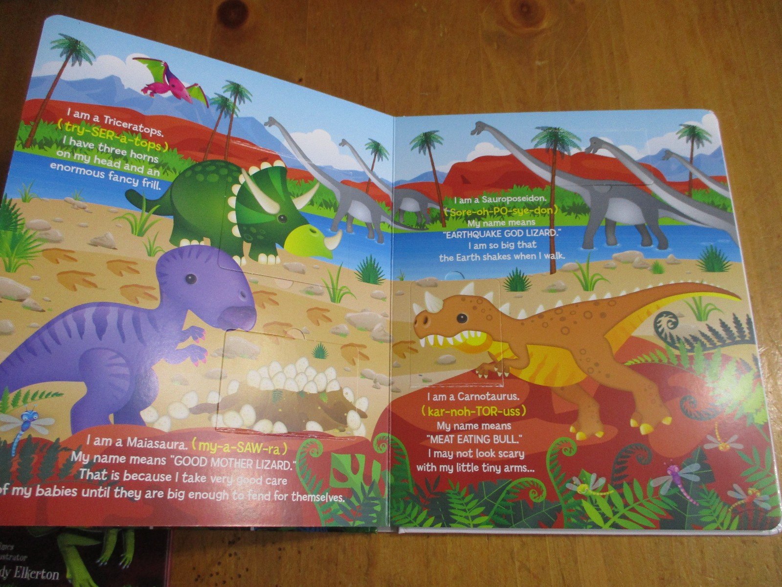 2-Kids Books Learn About Dinosaurs Lift The Flap & How To Catch a Dinosaur